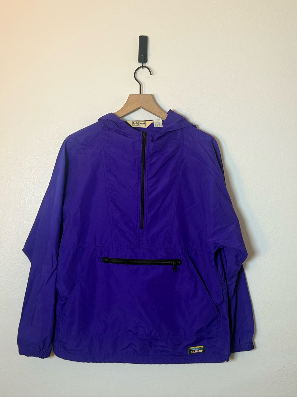 L.L.Bean hooded anorak vintage windbreaker